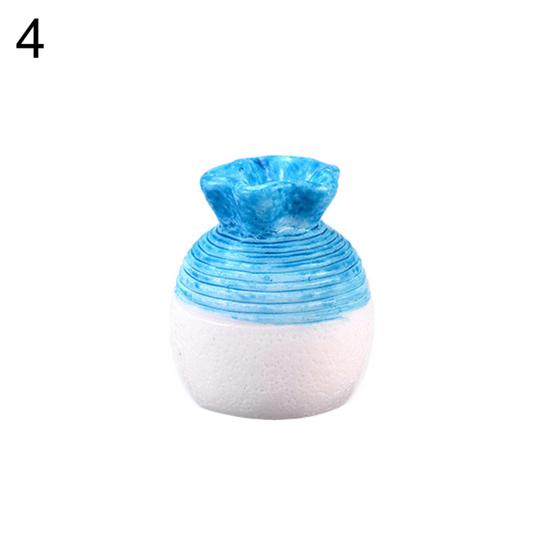 Miniature Vase Multi-use Handmade Resin Flower Mini Vase for Garden
