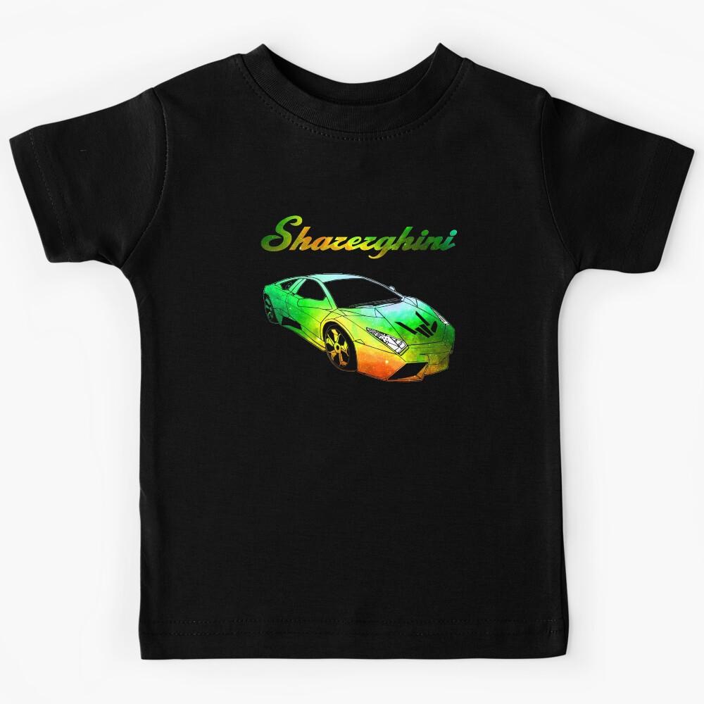 Sharerghini, sharerghini galaxy, sharerghini merch,sharerghini Green, Sharerghini Hoodie, sharerghini t shirt, Sharer car, share,   Kids T-Shirt 170