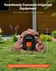 Faux Rock Cover, Outdoor Fake Rock Well Pump Cover, Realistic Natural Texture, Lightweight & Weather-Resistant Polyresin Artificial Boulder for
