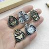 Halloween Enamel Drip Pendants: DIY Earrings, Necklaces & Keychains - Retro Alloy Jewelry Accessories