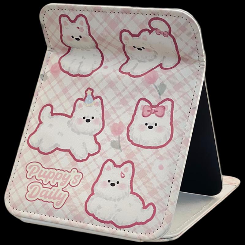 Cute Cat Folding Desktop Makeup Mirror