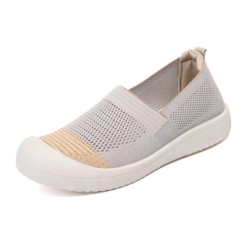 

Новая женская обувь дышащая и удобная летом, повседневная обувь с мягкой подошвой не утомляет, а ноги обуты в сетчатую обувь с неглубоким вырезом. 39 хаки