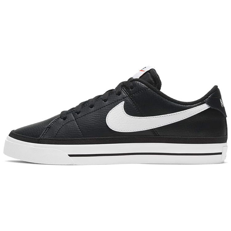 Nike Court Legacy Synthetic Leather Casual Warmth And Slip Resistance Low Top Skate Shoes Women sneaker Black White CU4149-001