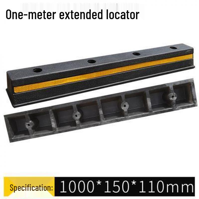 Rubber and Plastic Wheel Chock & Bollard: Car Stop, Anti-Collision Block, Curb Ramp, Parking Lot Vehicle Stopper