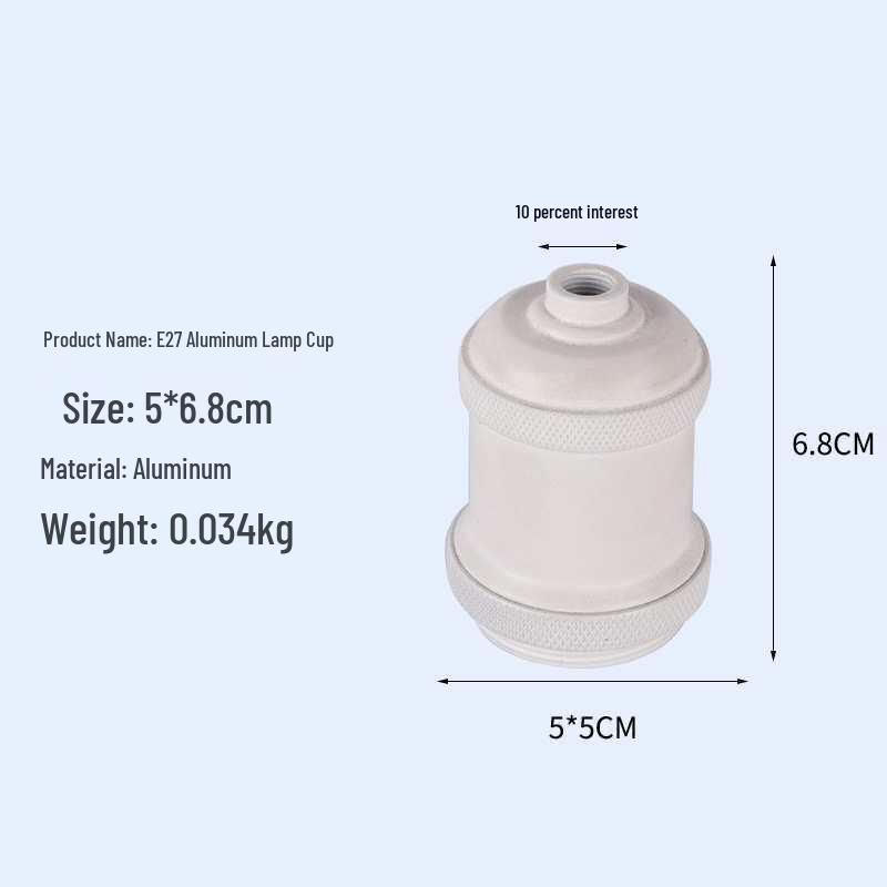 Antique E27 Edison Retro Aluminum Pendant Lamp Holder