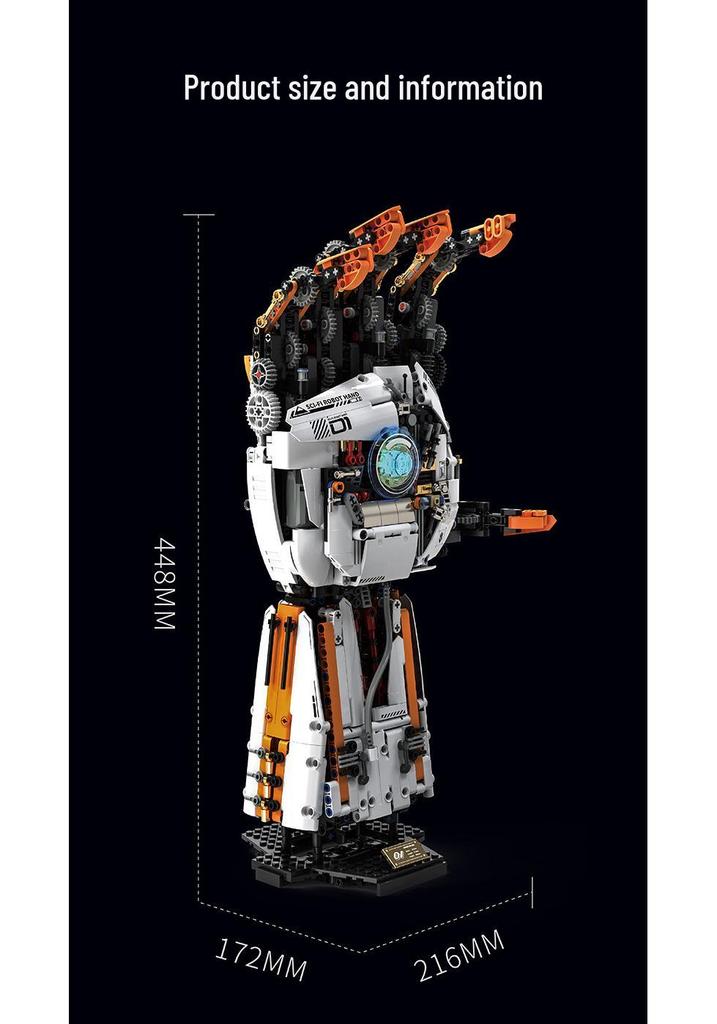 H1001 Remote Control Mechanical Arm Building Set – Educational Electric Programming Toy for Kids