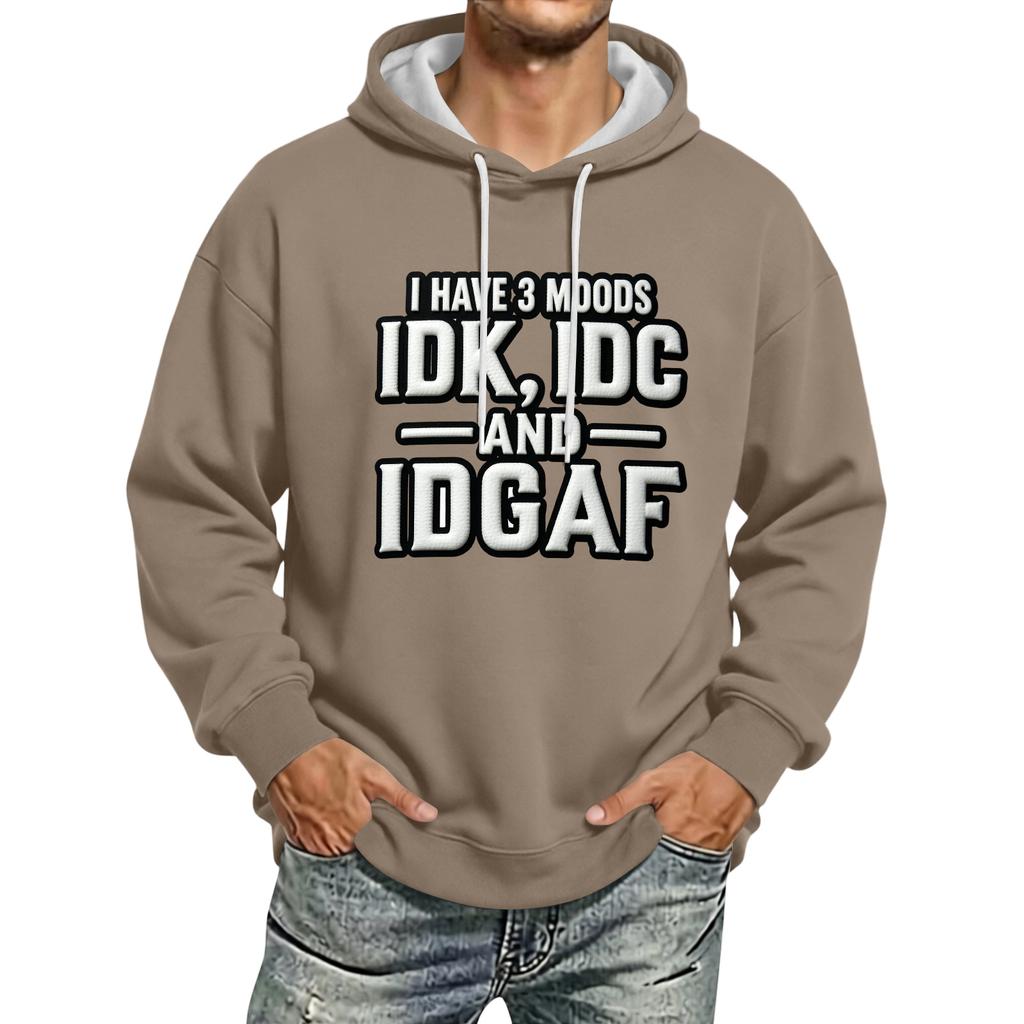 Men's Fashion Hoodie Pullover Casual Sweatshirt with Hood