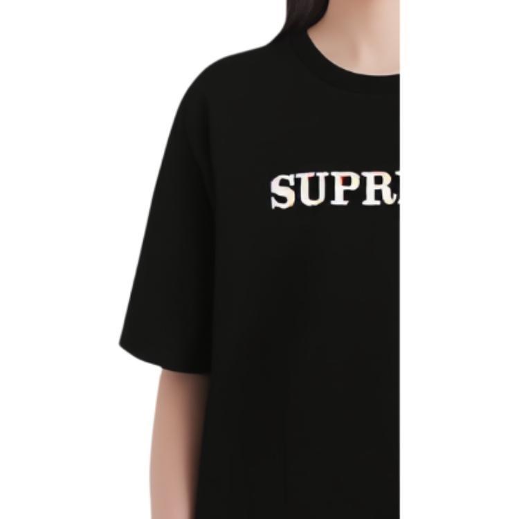 Supreme FW18 Floral Logo Tee Black Logo Tee Men's SUP-FW18-313