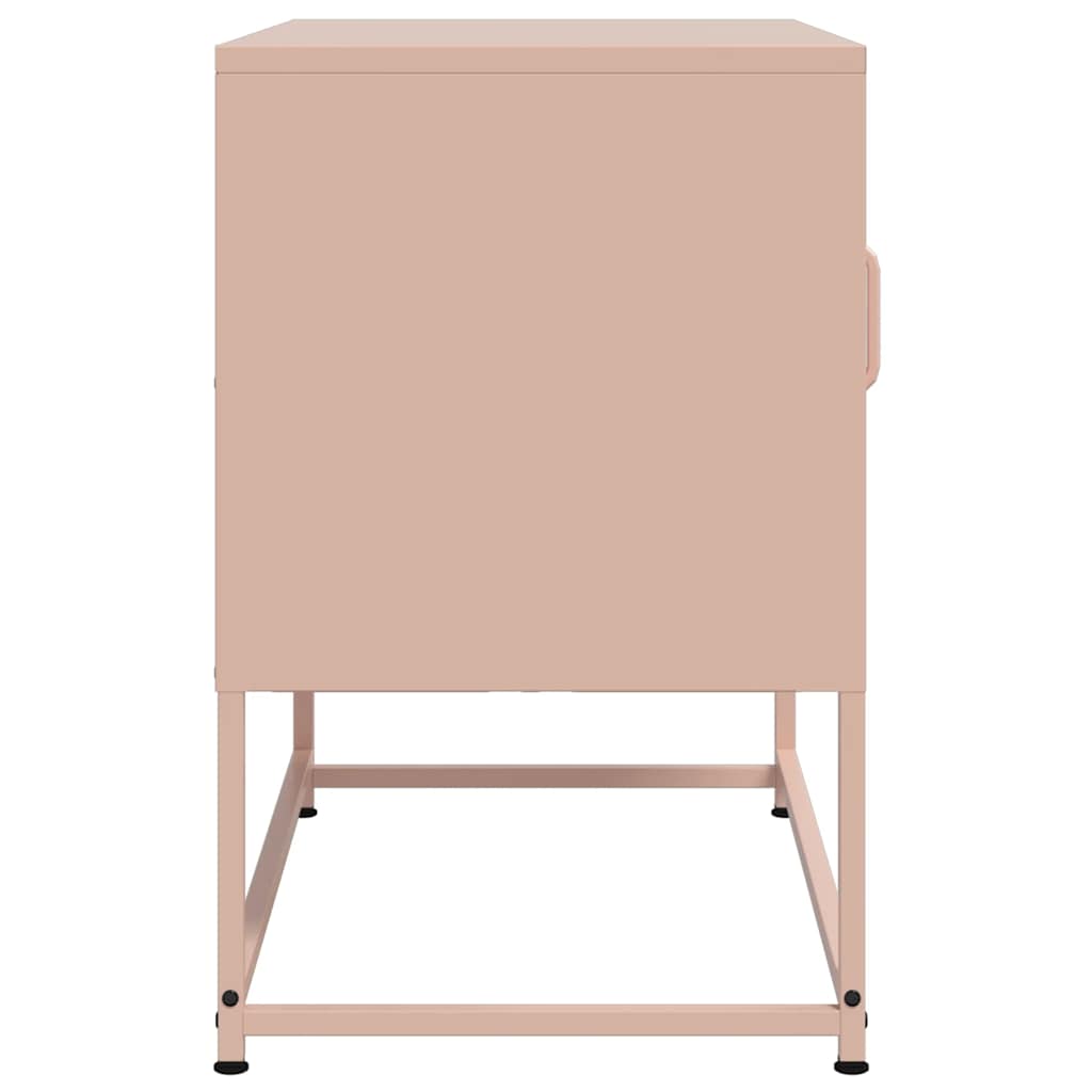 Vidaxl Szafka Pod Telewizor, Różowa, 68X39X60,5 Cm, Stalowa