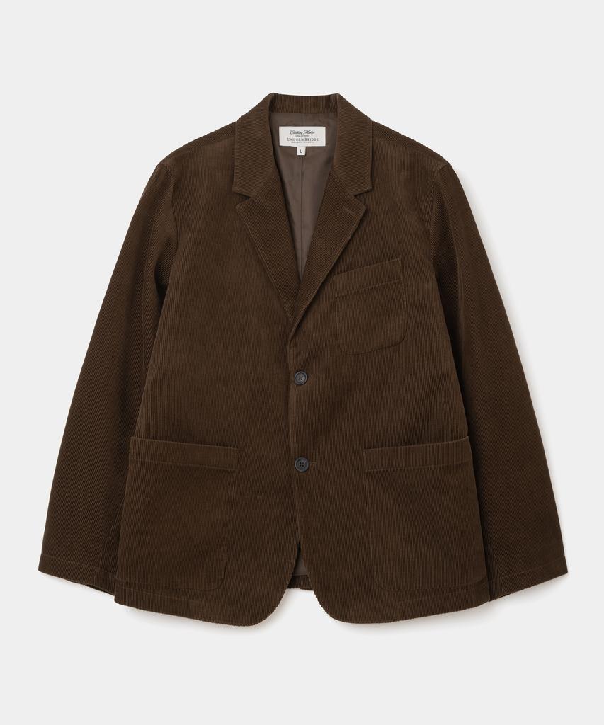 Uniform Bridge Corduroy Blazer Jacket Brown