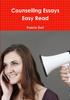The Counselling Essays Easy Read Book