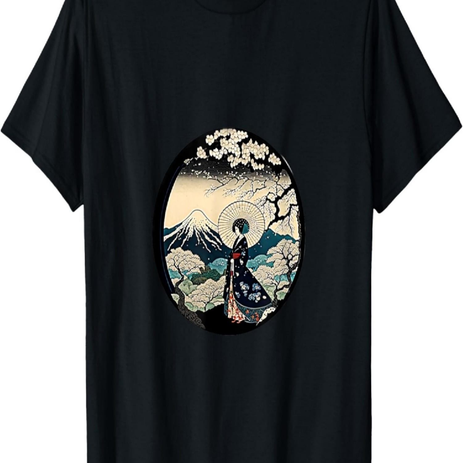 Sakura CitadelLady Beautiful Cherry Blossom T-Shirt S чёрный