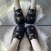 Campus Retro Soft Cute Card Sauce Female Japanese Soft Girl Jk Small Leather Shoes Cute College Mary Jane Shoes Lolita Single Shoes