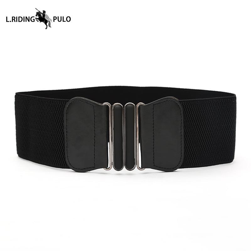 

Женский пояс на талию Свободный и облегающий Простая декорация Подходит ко всему Платье Пуховик Украшение талии Пояс из ПУ кожи Эластичный 7,5 см