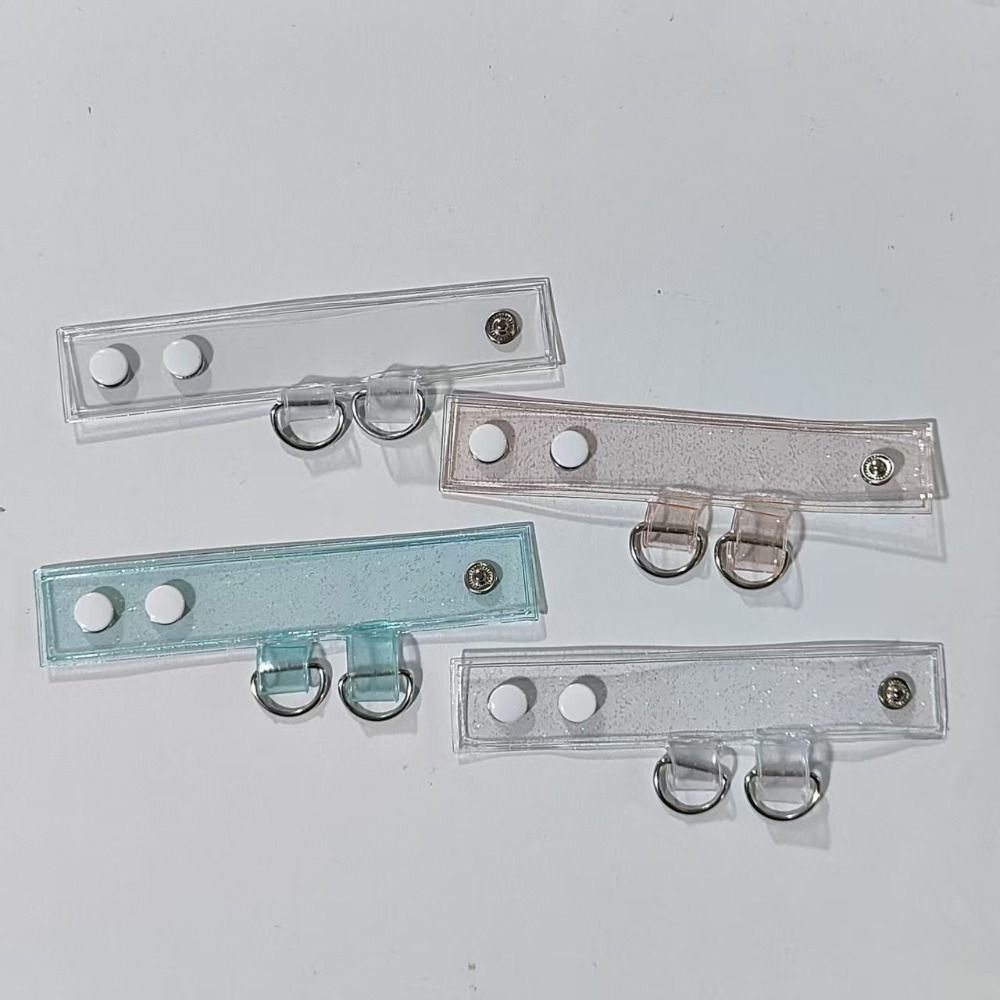1pcs New PVC Bag Strap Extension Buckle Transparent Bag Strap Clip Snap Clasp Clip Luggage Accessories