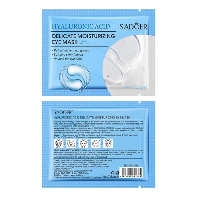 Sadoer Caviar Eye Mask Tablet Set Hydrating & Moisturising Eye Eye Mask Series