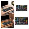 Cheat Sheet Desk Pad Mat Rectangle Large Keyboard Word/ Shortcuts Mousepad for Home