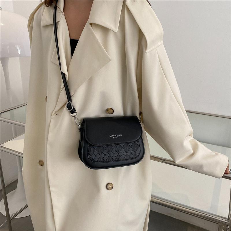 Retro Fashion Square Box Bag Autumn Winter 2022 Trendy Urban Mini Purse