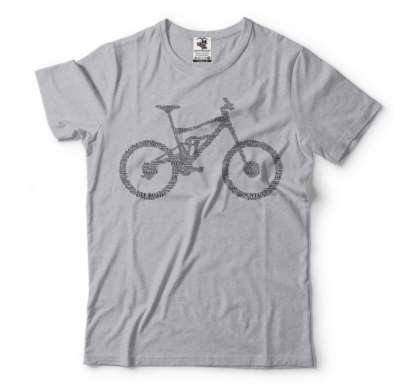 

Mens Bicycle T-shirt Bicycle Part Names Shirt BMX Bike Shirt Bike Owner Shirt 2XL