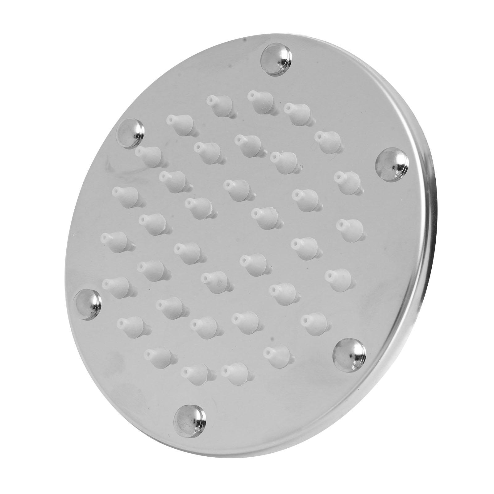 

4 Inch Shower Head Universal Chrome Plated Single Spray Fixed Shower Head for Bathroom Anti Clogging