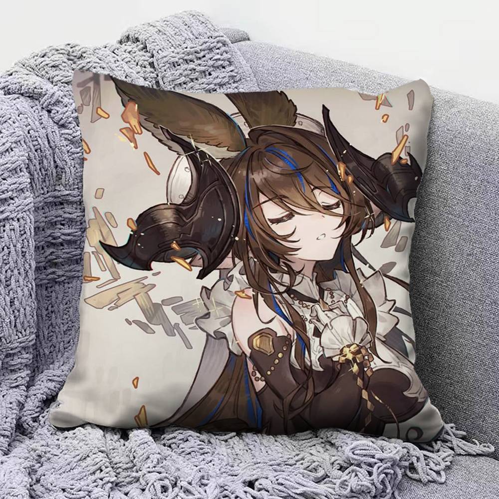 Granblue Fantasy Game Anime  Pillow Covers Home Sofa Cushion Covers and Aecorative Custom 30X30cm