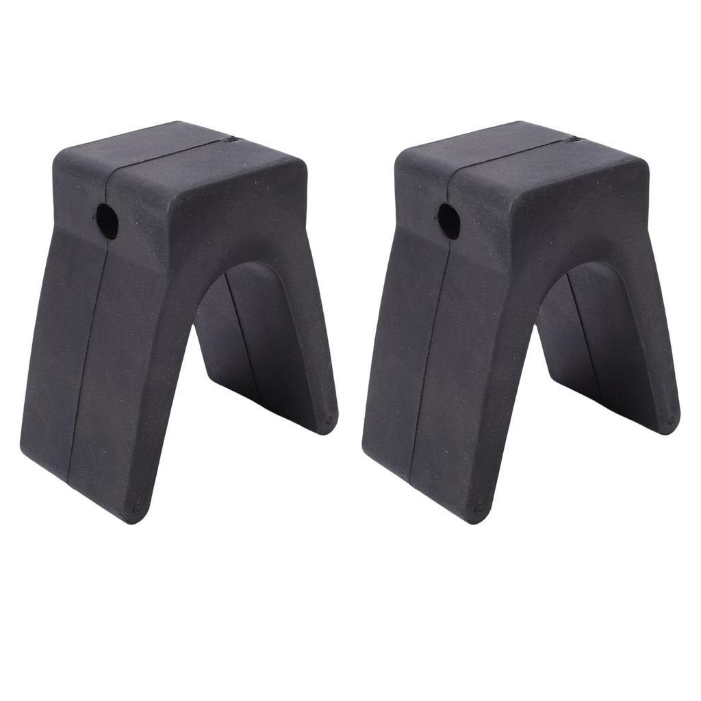 2pcs 2in Boat Trailer Bow Stop Rubber V Span Boat Trailer Bow Stop V Block for Yacht Kayak