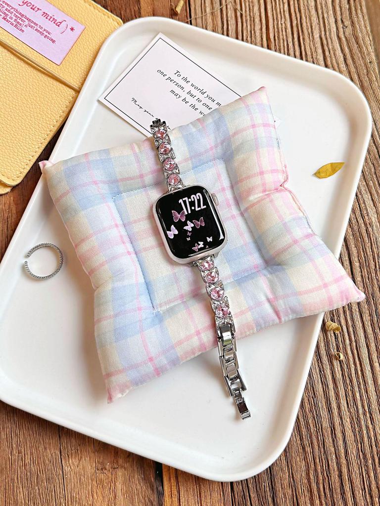 Bow Diamond Strap for Apple iWatch Series 2 to 11 Wristband