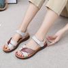 Fashion Genuine Leather Women's Sandals Summer Soft and Comfortable Non-slip Middle-aged and Elderly Mothers' Shoes Sandalias Femininas