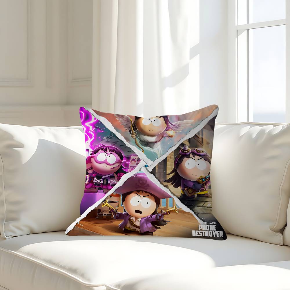 Cartoon-South ParkS Personalized Pillow Cover Kids Bedroom Wild Party Decor Pillowcase Kid Birthday Shower Gift