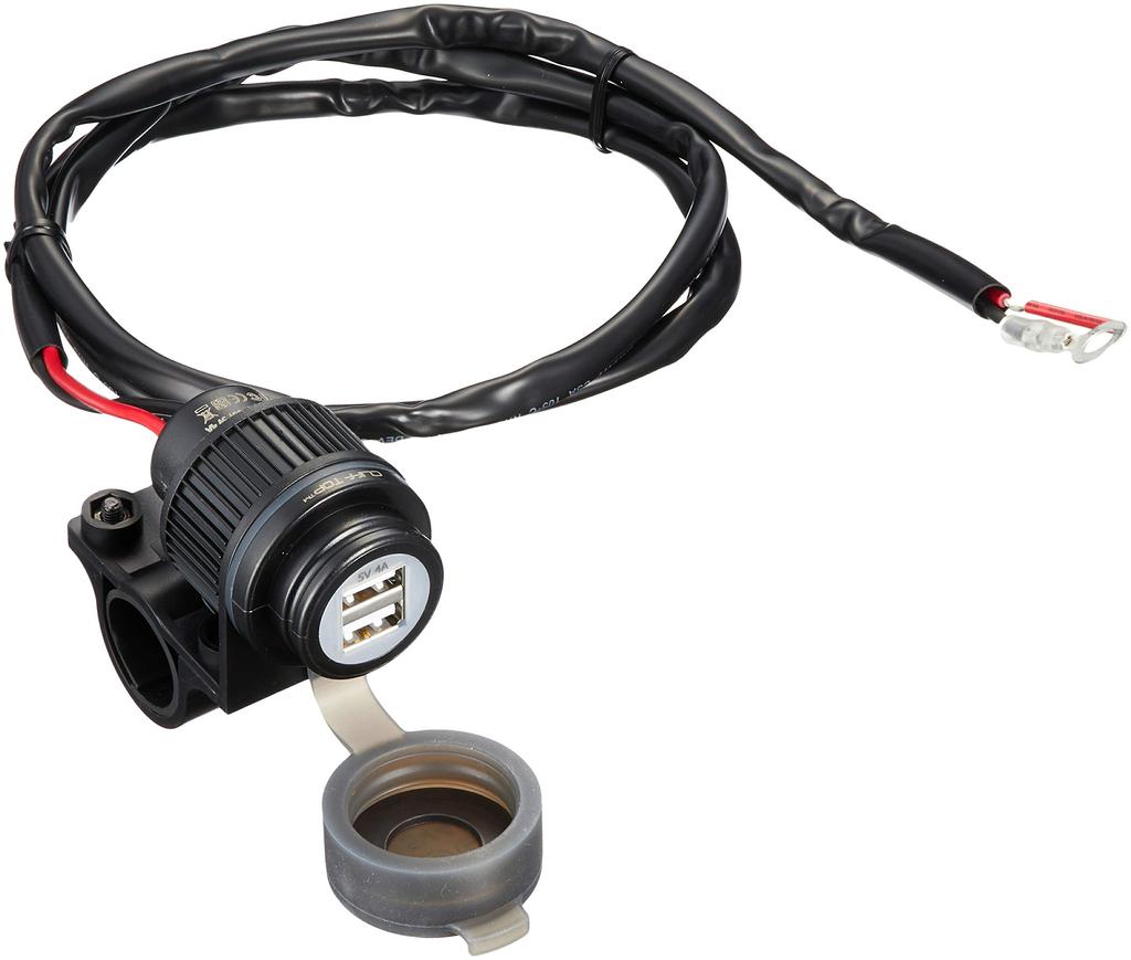 Kijima 304-6221 Motorcycle Parts USB Port Kit, Twin Type, Universal