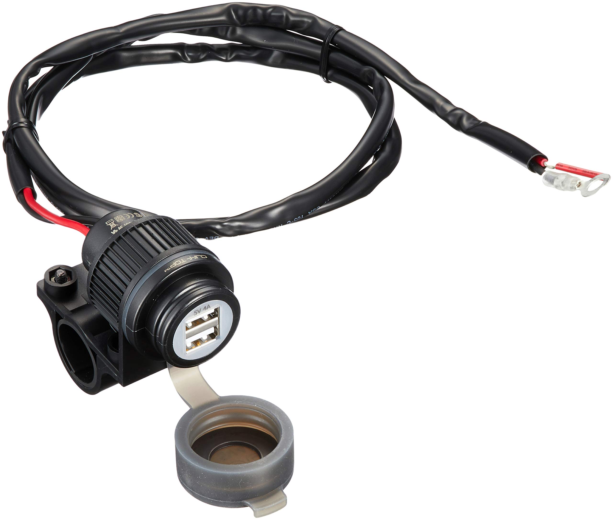 

Kijima 304-6221 Motorcycle Parts USB Port Kit, Twin Type, Universal twin port чёрный