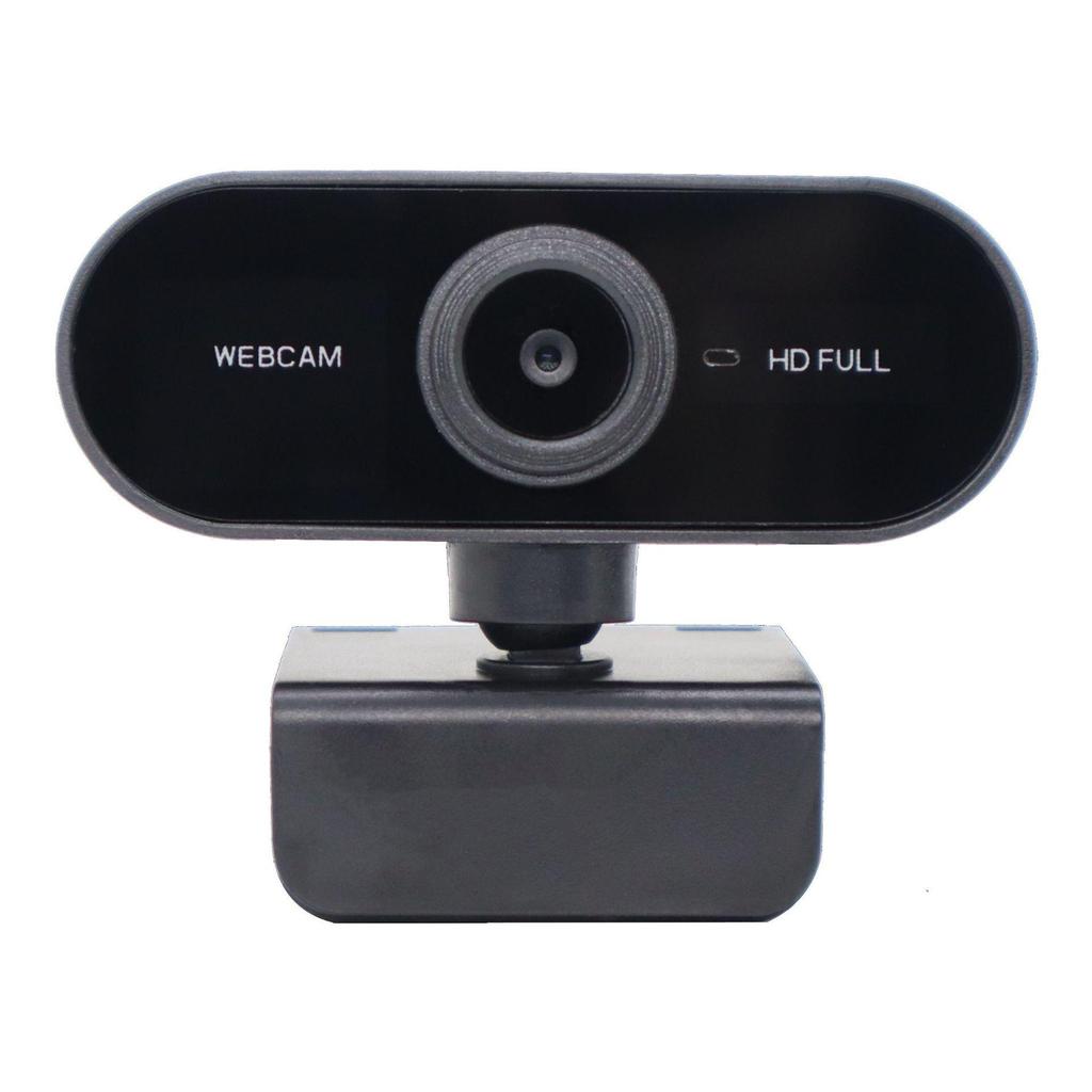 USB Plug-and-Play HD Webcam with Built-in Microphone for Video Conferencing