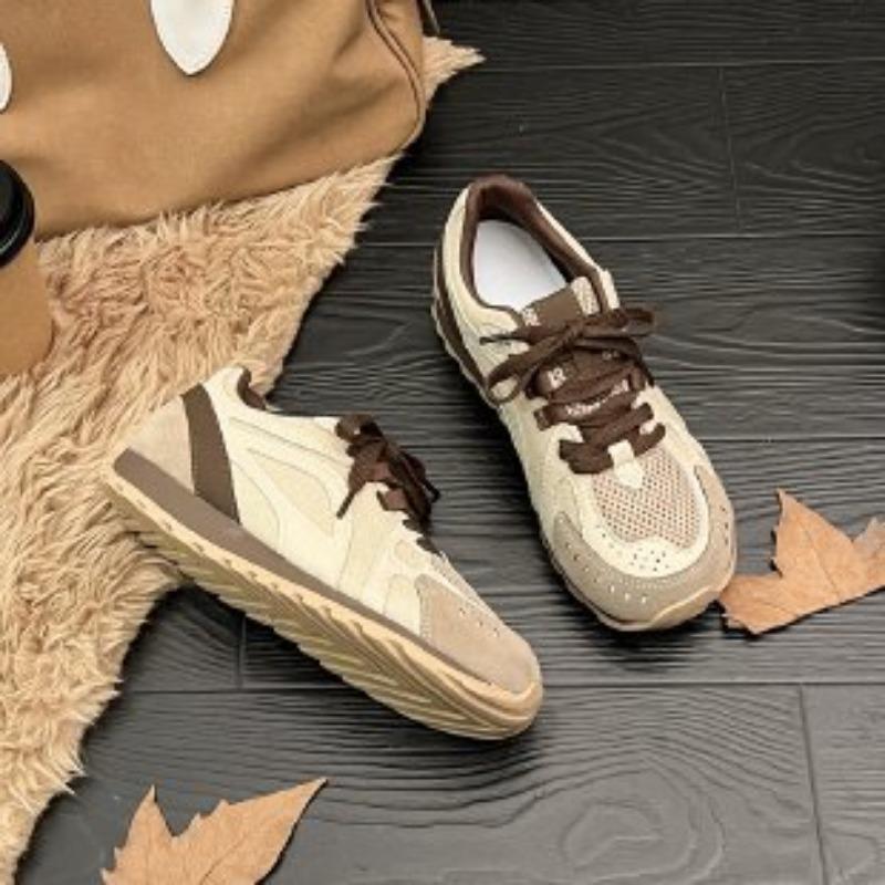 Spring and Autumn New Color Matching Little White Shoes Mesh Sports Running Casual Sports Shoes Women