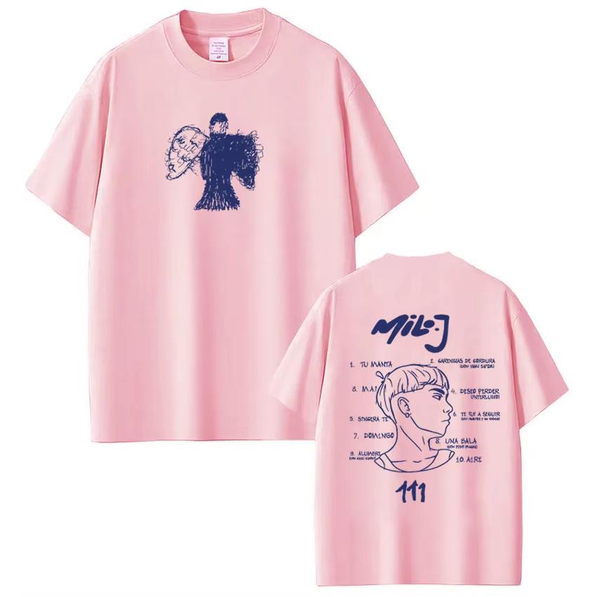 

Rapper Milo J Fashion Graphic Tshirt Unisex Women Hiphop Tshirt Shortsleeved Casual Harajuku Vintage Pop music Tshirts 4XL