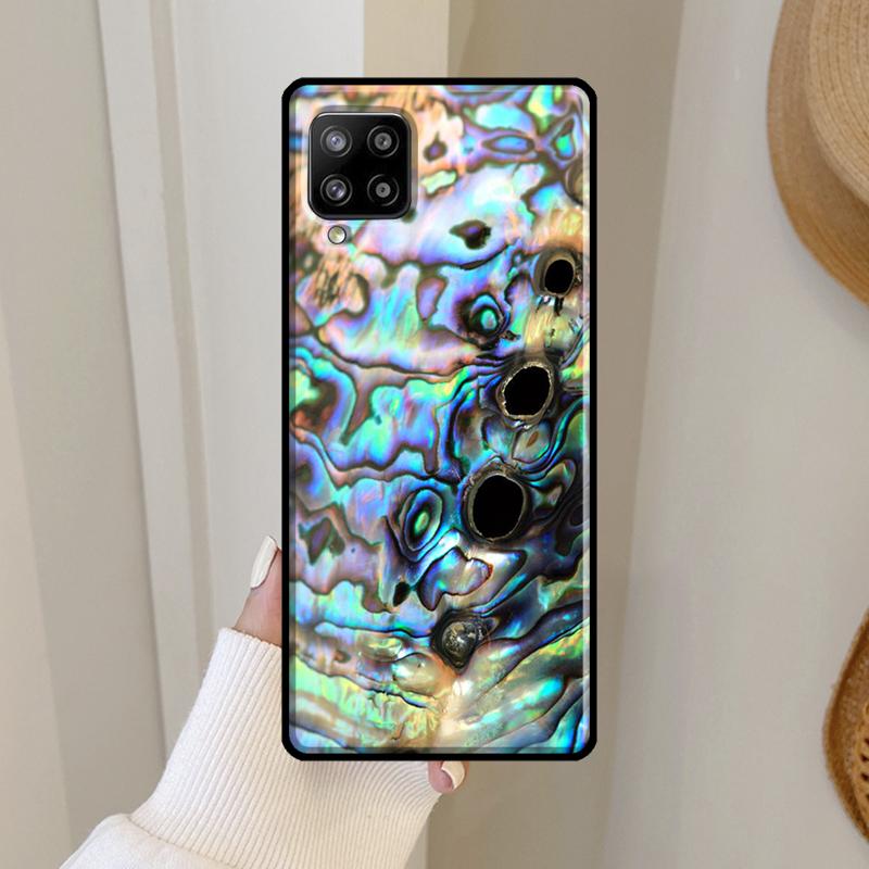 Paua Abalone Shell Case For Samsung Galaxy A56 A36 A06 A13 A32 A12 A22 A52 A35 A26 A16 A55 A15 A54 A34 A14 A53