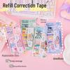 Xiaohongshu Cartoon Style Correction Tape, Replaceable Core, Student-Friendly, High Capacity.