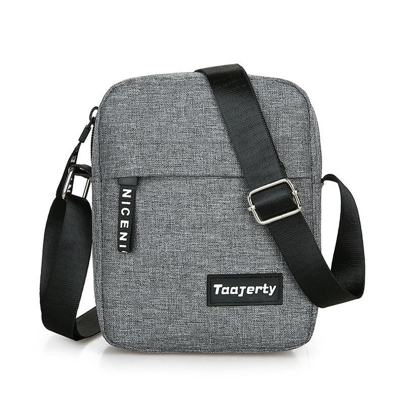 Men's Small Trendy Shoulder Bag, Small Messenger Bag, Fashion Simple Nylon Mobile Phone Bag