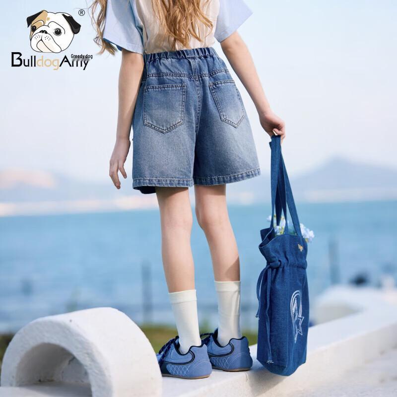 Shorts de Mezclilla Suave con Mariposas para Niñas CHANZUIGOU