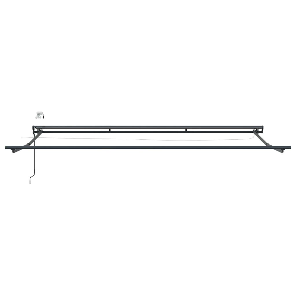 Electric Retractable Awning Anthracite 4 X 2 M