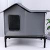 Cat House Outdoor Waterproof Winter Outside Pet Shelter Outdoor Cat Shelter For Garden Patio Backyard Porch Balcony Garages Home