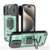 Armor Case For iPhone 16 15 14 13 12 11 XR XS X Pro Max Heavy Duty Shockproof Anti-Scratch With Ring Holder Phone Cover