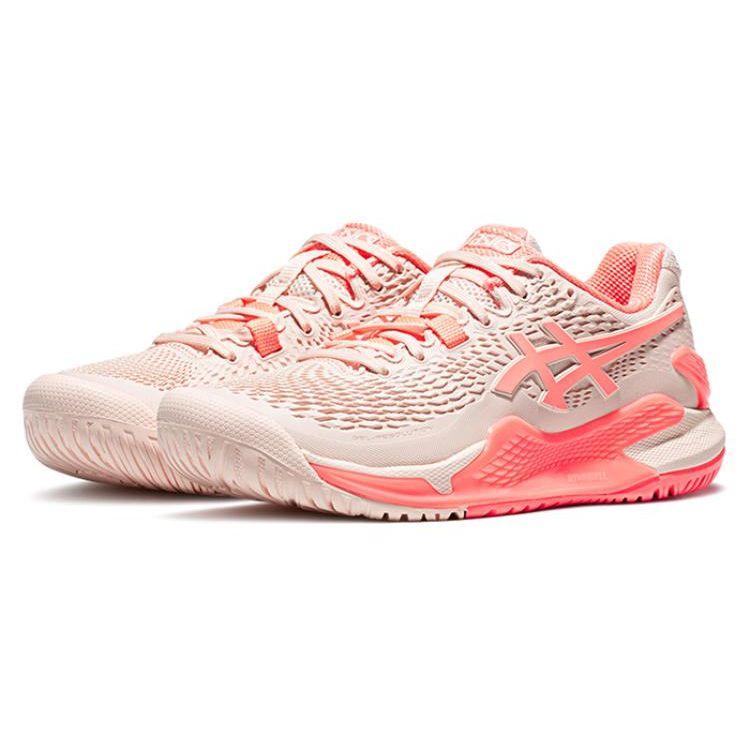 ASICS Gel Resolution 9 Pearl Pink Sun Coral Women Sneakers 1042A208-700