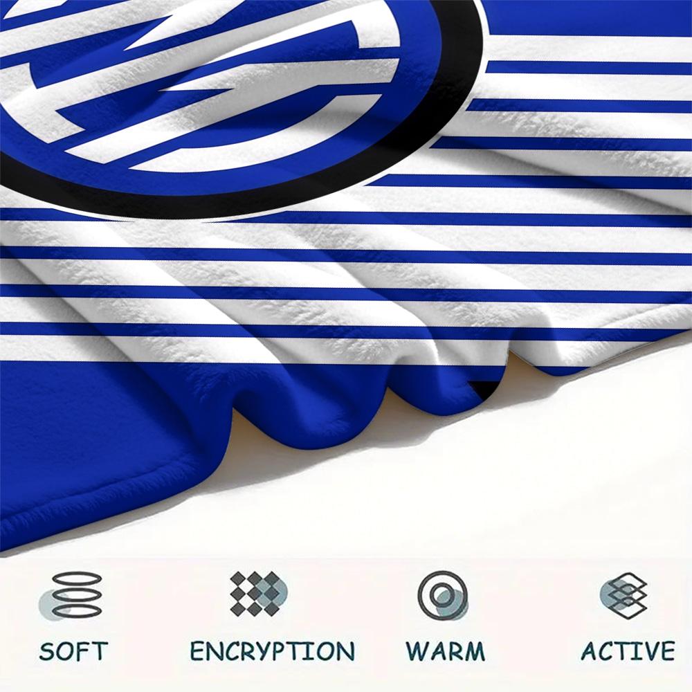Football Club Internazionale Milano3 Flannel Blanket, High quality Comfortable for All Seasons, Home Decor, Warmth and Comfort