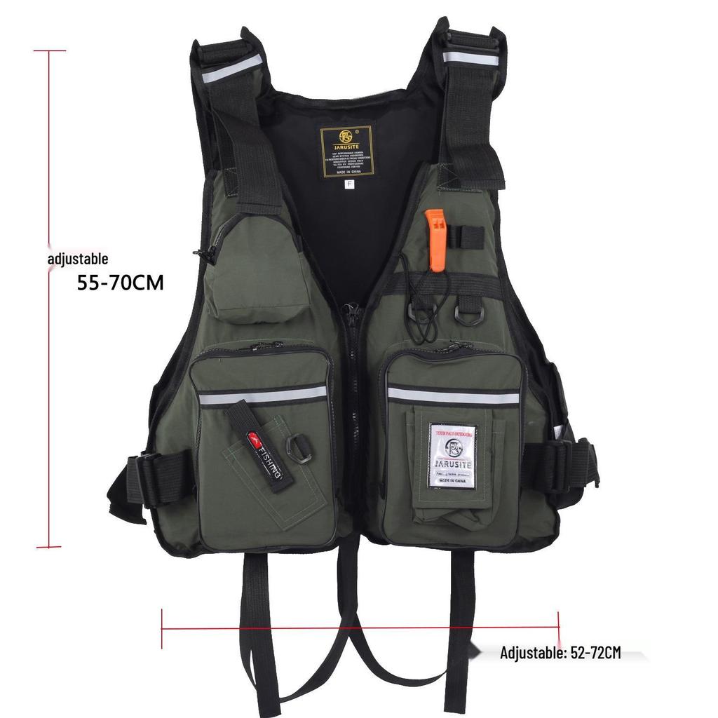 Portable High-Buoyancy Adult Life Jacket Suit for Rock & Sea Fishing