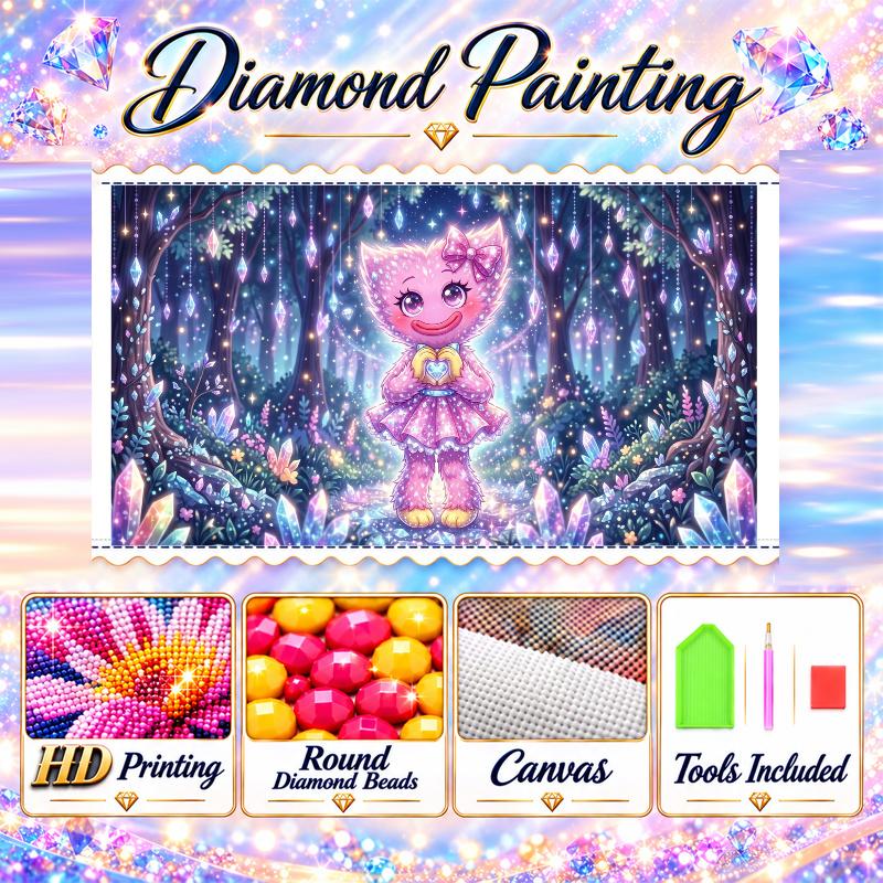 Kissy Missy 5D Diamond Painting Kit DIY Full Drill Diamond Art Home Wall Decor