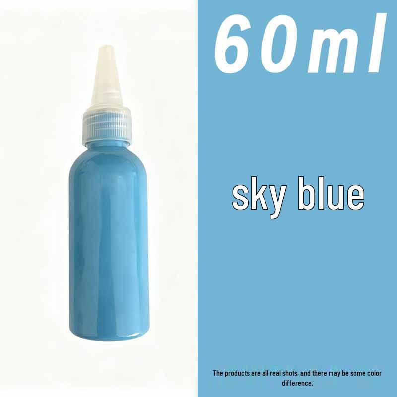 60ml Acrylic Paint Set for Kids - Pointed Bottle for DIY Plaster Dolls & Wall Texture Painting
