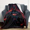 1pc Batman Flannel Throw Blanket - HD Printed Lightweight Soft Warm All-Season Blanket for Sofa, Bed, Travel, Camping 140