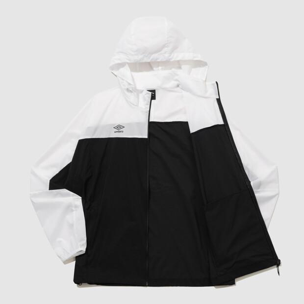 Umbro All-Round Ultra-Light Hooded Packable Windbreaker Jacket Black Ur124Sjk32