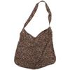 Leopard Print Canvas Bag Star Same Corduroy Printing Large Capacity Shoulder Bag Oblique Span Bag