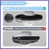 Door Handle Cover Protector for Toyota Camry Corolla 19-2025 Glossy Black
